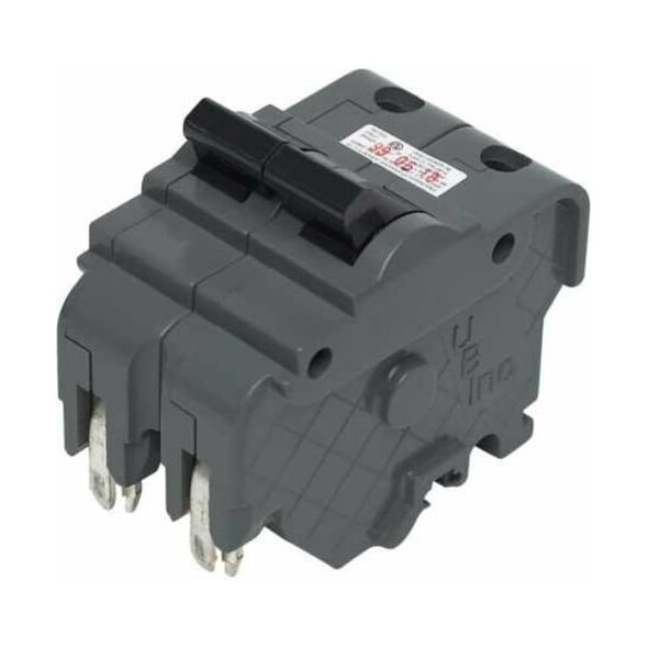 Miniature Circuit Breaker, UBIF Series, 40A, 2 Pole, 120/240V AC, 10kA at 120/240V AC