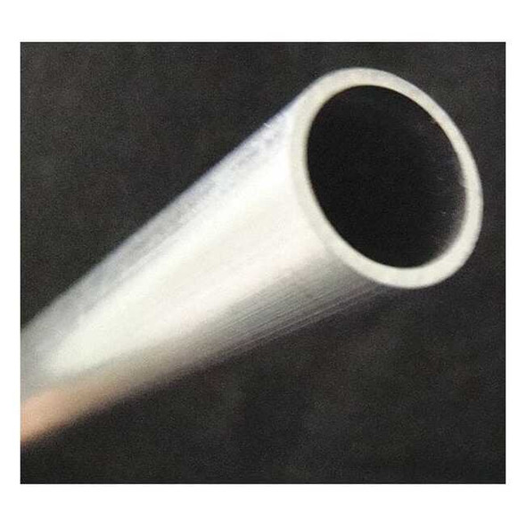 Aluminum Round Tube, Aluminum, 6061-T6 Alloy Type, 1 ft L.