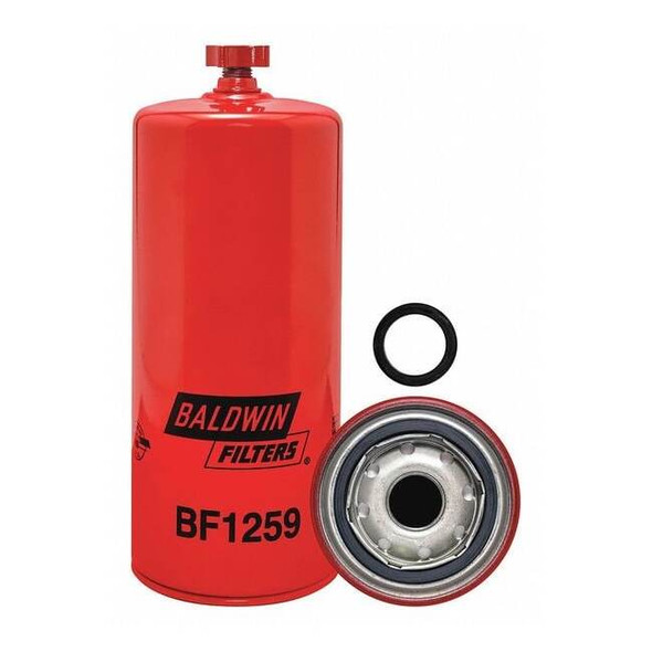Fuel Filter, 10 micron, 9 17/32 in L, 3 11/16 in Outside Dia