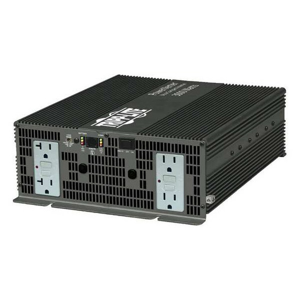 Power Inverter, Modified Sine Wave, 6,000 W Peak, 3,000 W Continuous, 4 Outlets