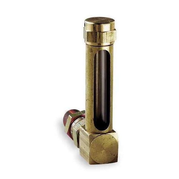 Ldi Industries Vented Oil Gauges,4.17 in H,Brass,NPTF G655-2