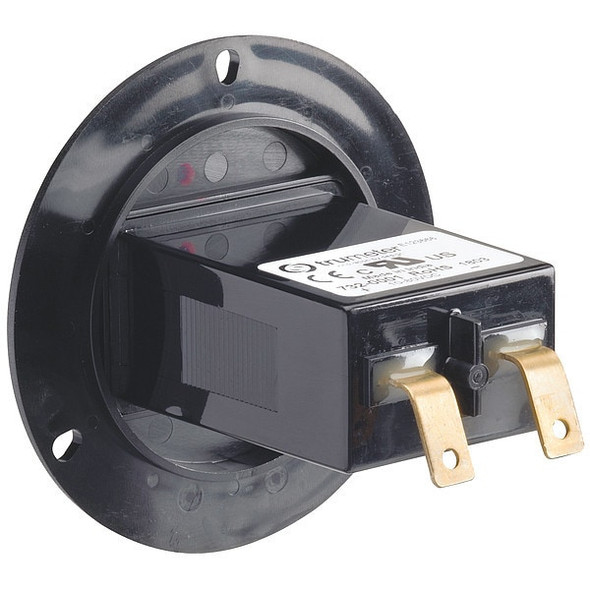 Trumeter Hour Meter,DC Quartz,Round,3 Hole 732-0001