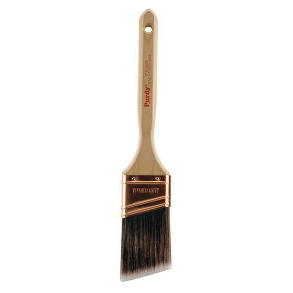 2" Angle Sash Firm, Nylon/Polyester Bristle, Paint Brush, Hardwood Handle