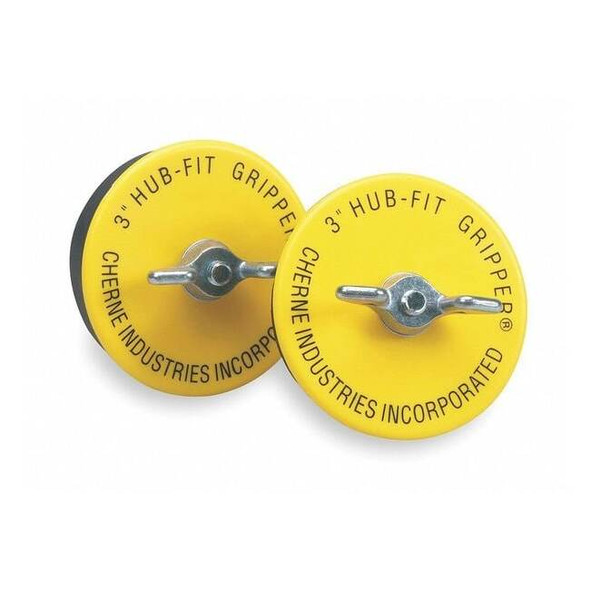 Cherne Pipe Plug,Wing Nut,2.4"H,3"Pipe 270538