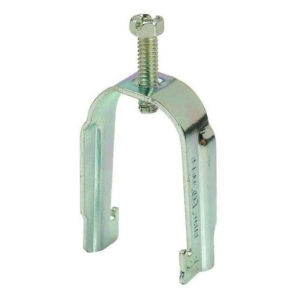 Eaton B-Line Clamp, Conduit; EMT; Strut Use, 1 in, Steel, Galvanized B1516