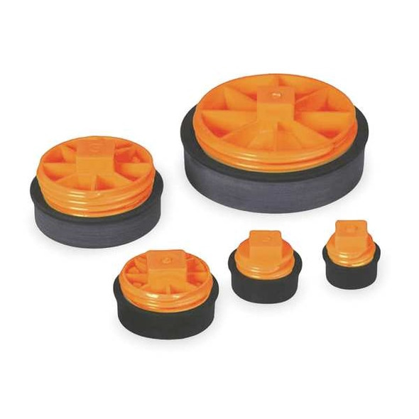 Test-Tite Test Plug,Raised Square,2.35"H,6"Pipe 86420