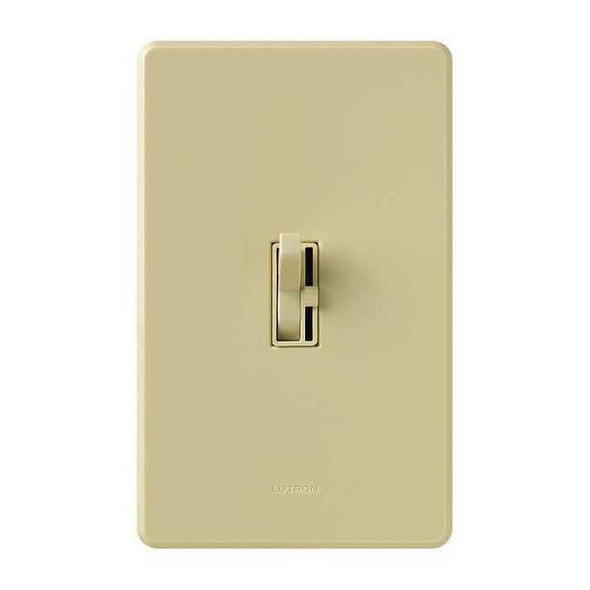 Lutron Lighting Dimmer,1-Pole,Toggle,Ivory AY-10PH-IV
