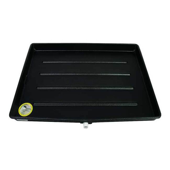 Diversitech Condensate Drain Pan,Plastic,Black,41 in 6-2739L