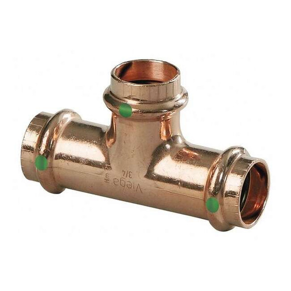 Viega Viega ProPress tee, 1-1/4" x 1" x 3/4" 94762
