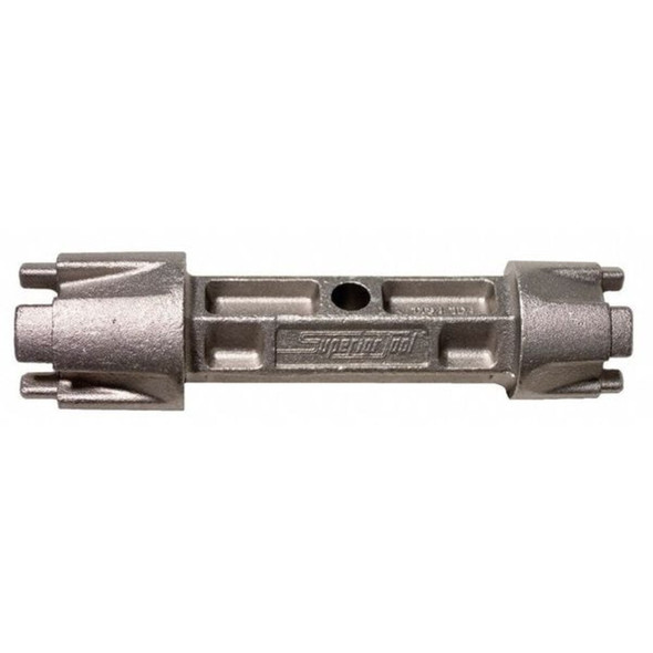 Superior Tool Tub Drain Wrench,Zinc,6-1-8" 6020