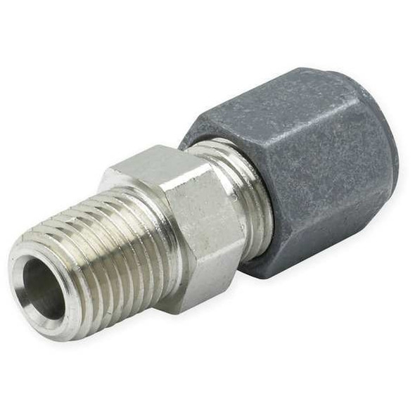 Parker 1/2" Compression x MNPT SS Male Connector 8-8 FBU-SS