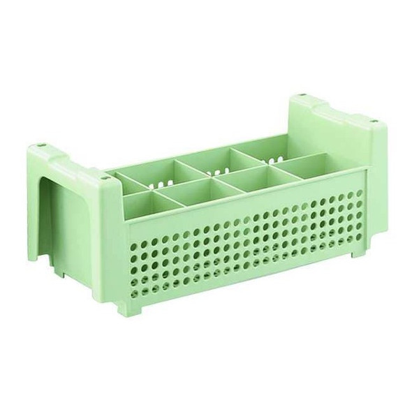 Vollrath Flatware Basket,18" L,Green 52640