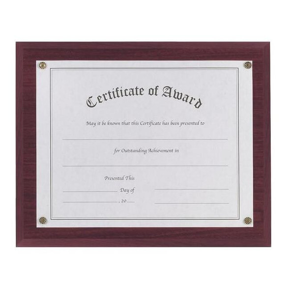 Nudell Award-A-Plaque Mahogany 18813M