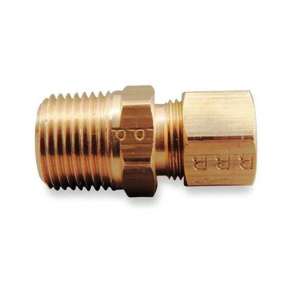 Parker 3/8" Compression x MNPT Brass Connector 10PK 68C-6-6