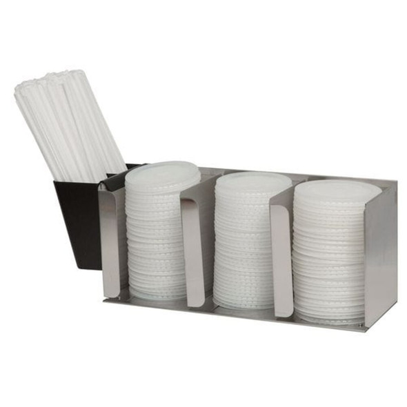 Manufacturer Varies Lid Organizer,6 1-2in H,Silver L1014