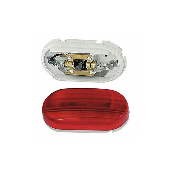 Grote Clearance/Marker Lamp,Lens Optic,Red 45262