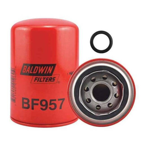Baldwin Filters Fuel Filter,5-7/16 x 3-11/16 x 5-7/16 In BF957