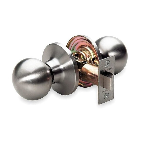 Master Lock Knob Lockset, Mechanical, Passage, Grd. 3, Series: BAO BAO0415/T6P