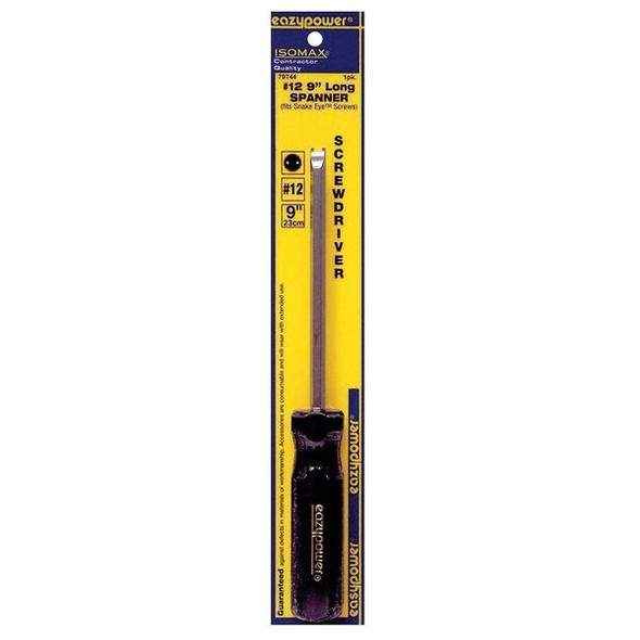 Eazypower Tamper Resistant Spanner Screwdriver #12 Round 79744