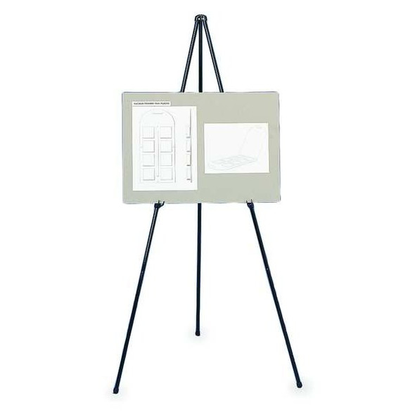 Quartet Portable Folding Easel,63 inx34 in,Black 27E