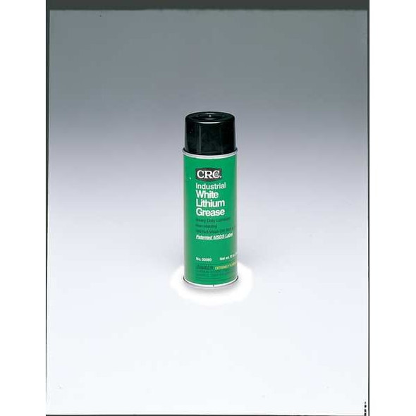 Crc Multipurpose Grease, H2 No Food Contact, NLGI Grade 2, Lithium, 10 oz Aerosol Can, White 03080