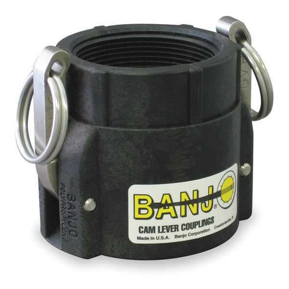 Banjo Cam and Groove Coupling,3",Polypropylene 300D Banjo Cam and Groove Coupling,3",Polypropylene 300D
