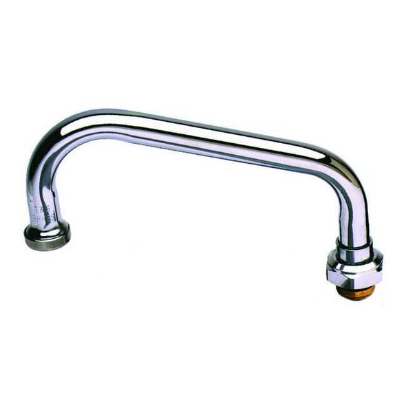 T&s Brass Swing Nozzle, Faucet, Brass, Length 10 In 061X