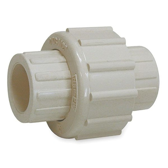 CPVC Union, Schedule 40, 3/4" Pipe Size, Solvent x Solvent