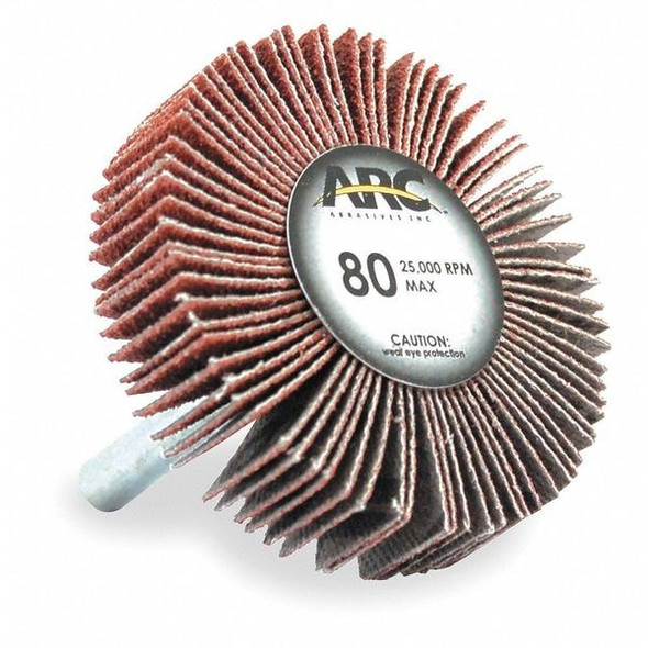 Arc Abrasives Flap Wheel,AO,2x1x1/4 In Shank,80G 11287