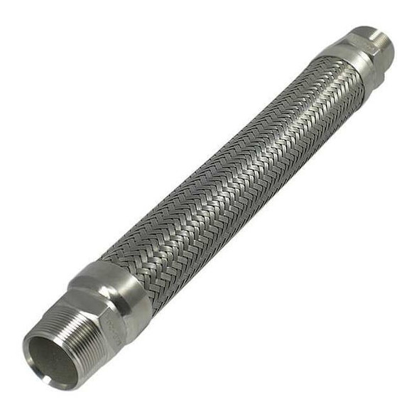 1" Dia x 12" L PressureMax HP 316 SS Corrugated Metal Hose