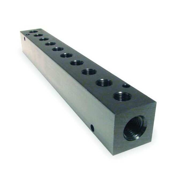 Pneumadyne Pipe Manifold Fitting, Aluminum, 3/4 in M35-375-10