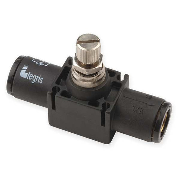 Legris Flow Control Valve, Screwdriver, 145 psi 7770 12 00 Legris Flow Control Valve, Screwdriver, 145 psi 7770 12 00