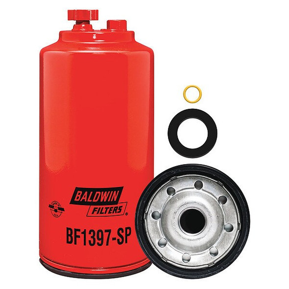 Baldwin Filters Fuel Filter,9-11/32 x 4 1/4 x 9-11/32 In BF1397-SP