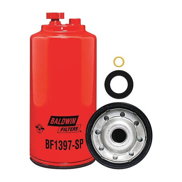Baldwin Filters Fuel Filter,9-11/32 x 4 1/4 x 9-11/32 In BF1397-SP