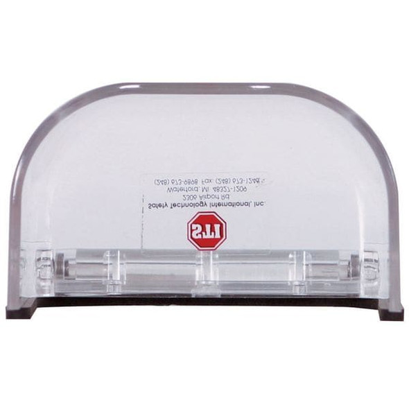 Keypad Cover, Polycarbonate, Surface Mount, 3 5/8 in W x 3 1/4 in H x 2 in D, Clear