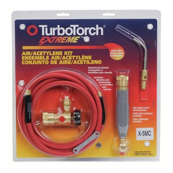 Turbotorch Torch Kit, X-5MC Series, Acetylene, CGA-200, A-5 0386-0384