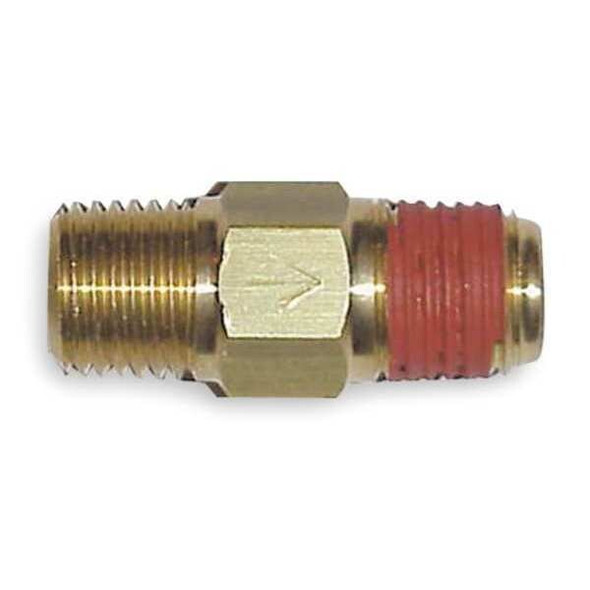 Control Devices Check Valve,1/4" (M)NPT Inlet,1-1/3" L M2525-1WA