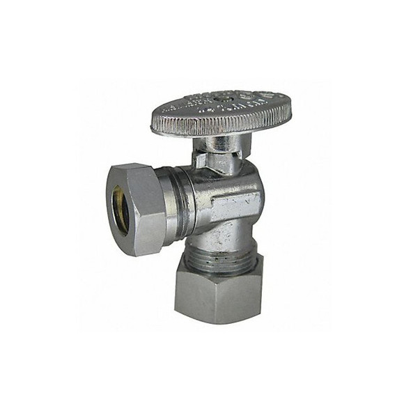 Kissler 1/4-Turn Stop,Angle,5/8 Inx1/2 In 88-9240