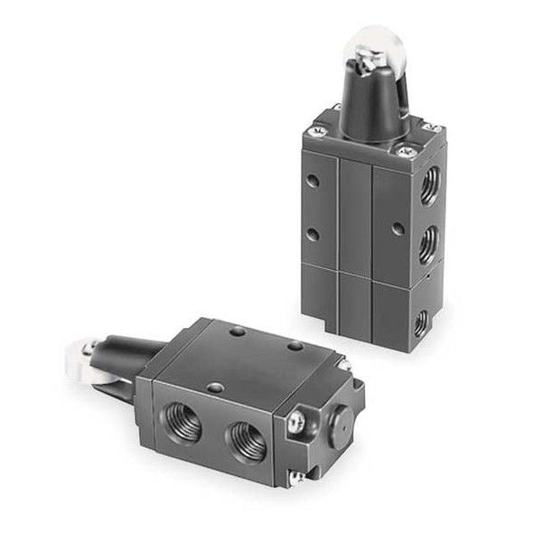 Parker Manual Air Control Valve,3-Way,1/4In NPT 524A11000