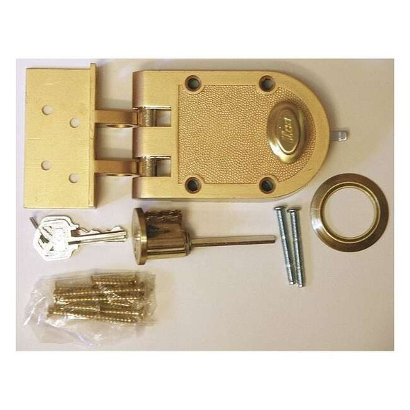 Kaba Ilco Auxiliary Lock,Jimmyproof Deadlock,Bronz 530-53-51