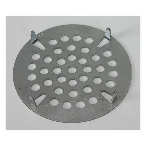 T&s Brass Strainer, Silver, Round, 3-1/2 in Dia 010386-45