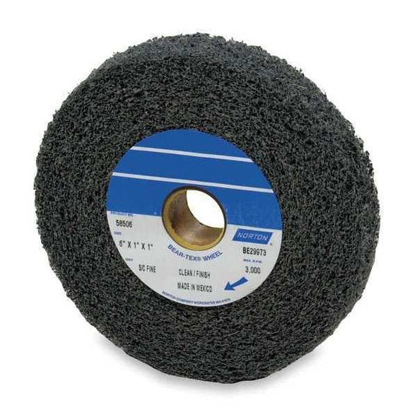 Norton Abrasives Convolute Wheel, 6 in Dia, 1 in W 66261058506 Norton Abrasives Convolute Wheel, 6 in Dia, 1 in W 66261058506
