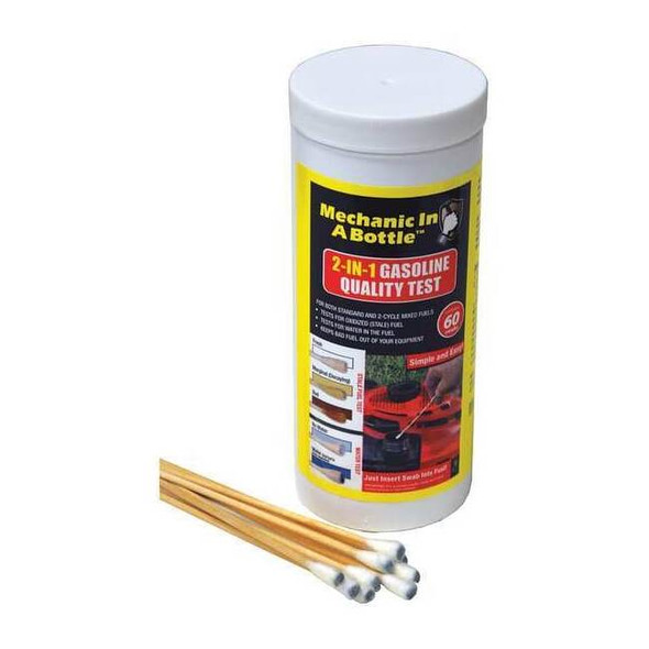 Mechanic in a Bottle Gas Test Swabs, 100 Swabs 7-100-9