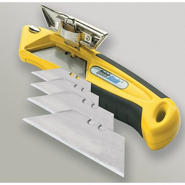 Pacific Handy Cutter Autoloading Utility Knife,6-1/2 In.,Ylw QBA-375