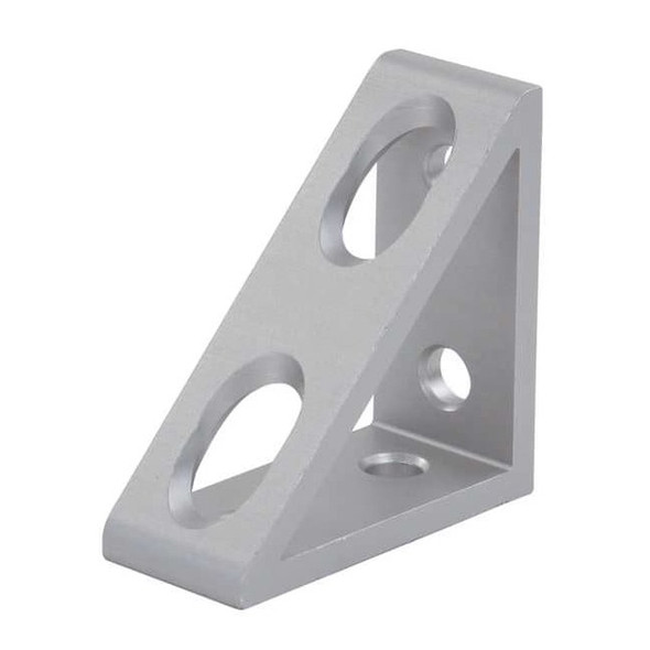 80/20 InsideCornerBracket,Alum,Slvr,2in,7/8in 4136