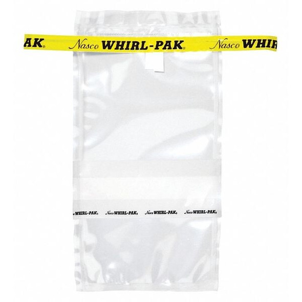 Whirl-Pak Sampling Bag,Write-On,7 oz.,7" L,PK500 B01489