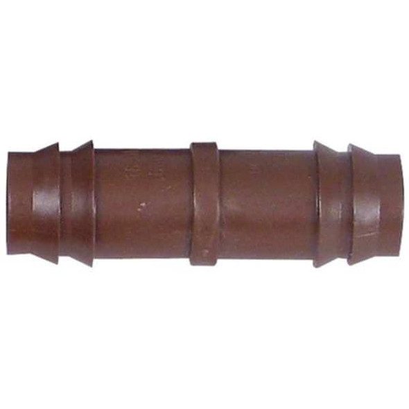 Rain Bird Coupling,1/2 In. Tubing,Brn,Plastic,PK4 BC50-4PS2