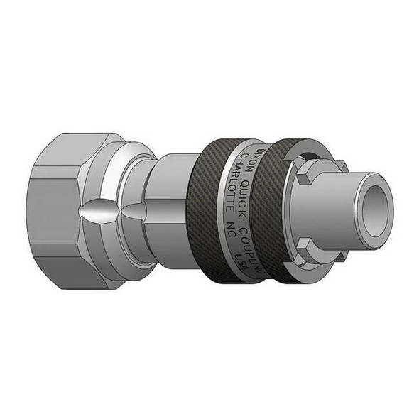 Dixon Female to Bowes Nipple,(F)NPT,1/2,Brass N4F6-B