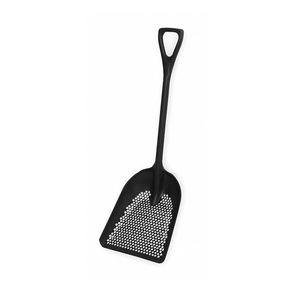 No. 10 Scoop Shovel, Plastic Blade, 27 in L, Black, Polypropylene Handle