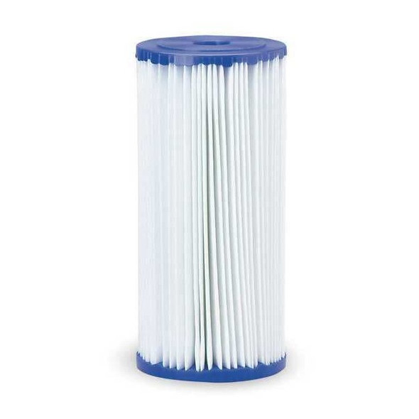 Pleated Filter Cartridge, 20 gpm, 30 Micron, 4-1/2" O.D., 20 in H